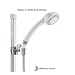 Alsons 1551BX Glide Rail System, White/Chrome Finish