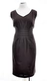Ellen Tracy Mahogany Brown Sleeveless Sheath Dress