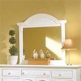 American Woodcrafters Cottage Traditions White Dressing Decorative Wall Mirror
