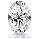 2.070 Carat - Oval Cut Loose Diamond, I1 Clarity, H Color