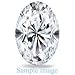 1.010 Carat - Oval Cut Loose Diamond, I2 Clarity, I Color