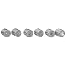 Mott 1/4 Sleeve OD Stainless Steel Flow Restrictor, 6 piece low-flow kit