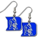 Duke Blue Devils Enameled Zinc Logo Earrings - NCAA College Athletics Fan Shop Sports Team Merchandise