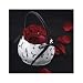 Black and White Flower Girl Basket