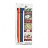 Velcro(R) Get-A-Grip(R) Straps, 1/2in. x 8in., Assorted Colors, Pack of 5