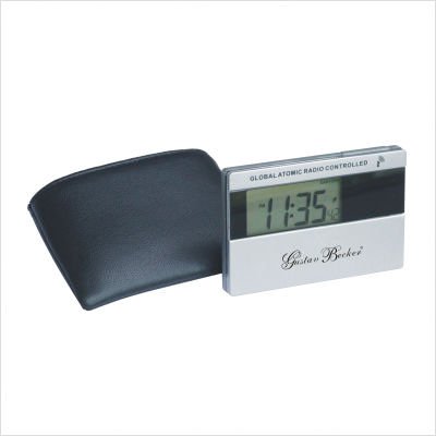 Global Atomic Radio Control WorldTime Travel Alarm Clock - 3.375x2.125x0.4
