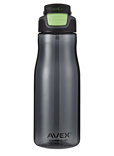 AVEX Brazos Autoseal Water Bottle, 32oz, Charcoal