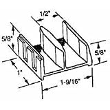 Prime Line Prod. 191680 Shower Door Bottom Guide