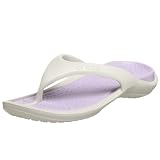 crocs Athens Thong Sandal,Pearl/Lavendar,Men's 3 M/Women's 5 M