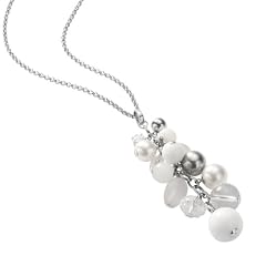 Fossil Damen-Collier Summer Pearl Edelstahl JF86075040