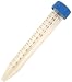 Pkg (10) Standard 15ml Plastic Centrifuge Tubes, 5 Long x 5/8 Dia with Tapered Bottoms.