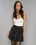 BB Dakota The Larose Brocade Skirt in Black,Skirts for Women
