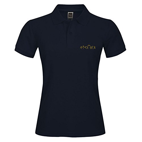 Women Outdoor Sport Wear Decathlon Large Polo Shirt Factory Direct Sale Navy Color