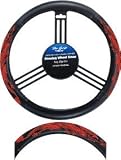 Drgaon Red Steering Wheel Cover