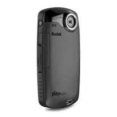Kodak Zx3 PlaySport Full HD Camcorder (5 Megapixel, 5,1 cm  (2 Zoll) Display, 4-fach digitaler Zoom, SD/SDHC-Kartenslot, HDMI, bis zu 3 m wasserdicht) schwarz