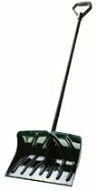 Suncast SC1350 18-Inch Snow Shovel/Pusher Combo with Wear Strip, Green