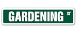 GARDENING Street Sign flowers rock garden vegetable rose community gift fruit