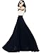 Jollychic Women's Summer Chiffon Mopping Floor Length Big Hem Solid Beach Skirt