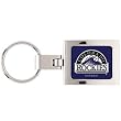 Colorado Rockies Domed Metal Keychain