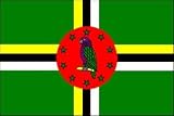 3 x 5 Feet Dominica Poly - indoor International Flag Made in US.