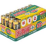日立 アルカリ乾電池単3形(32本入 LR6EW32P