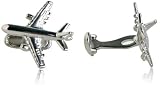 Commercial Airplane Cufflinks by Cuff-Daddy