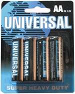 UNIVERSAL BATTERY D5930/D5330 Super Heavy-Duty Batteries (AA 4-pk)