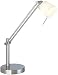 Adjustable Arm Polished Steel Desk Lamp