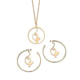 Gold Electroplate Tailored Jewelry Set