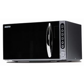 Sanyo EM-S2298V Microwave Oven, Silver