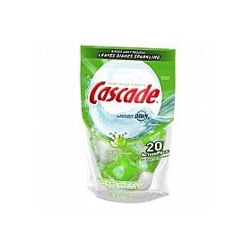 Cascade 2-in-1 ActionPacs with Dawn Dishwasher Detergent