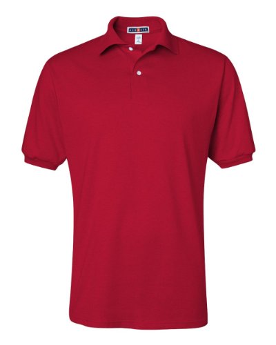 Jerzees Men's 5.6 oz., 50/50 Jersey Polo with SpotShieldTM 2XL TRUE RED