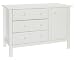 Roxanne 3 Drawer Chiffrobe in Antique White Finish By Da Vinci Baby Furniture