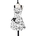 Jessie Steele Josephine Bib Apron, Caf&eacute; Toile