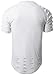 Mens Hipster Hip Hop Rip & Tear with Side Vent Zipper T-Shirt-White(S)