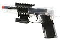 Colt 1911 Spring Powered Airsoft Pistol in with Laser, Clear