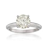 1.79ct Certified Diamond Solitaire Engagement Ring In Gold. Size 6