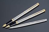 Waterman Hemisphere Stainless Steel CT (Chrome Trim) Fountain Pen Fine - 1782285