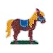 Midi Hama Beads 1 Pegboard - Zebra (Or Horse)