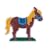 Midi Hama Beads 1 Pegboard - Zebra (Or Horse)