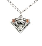 San Francisco Giants Chain Necklace & Enameled Pewter Pendant - MLB Baseball Fan Shop Sports Team Merchandise