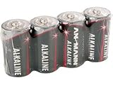 Ansmann 5015571 RED Alkaline Batterien 4x Baby C im Schrumpfschlauch