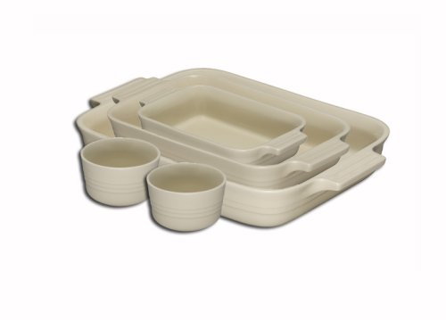 Le Creuset Stoneware Gift Set, 5 Piece, Almond