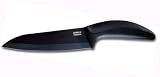 Chef's Knife, 6.13 in. Black Ceramic Blade, Ergonomic Handle