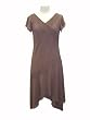 Adrianna Papell Mink Tuck Dress in Sizes 20 & 24