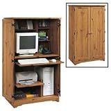 Sugar Creek Computer Armoire- Spiced Pine