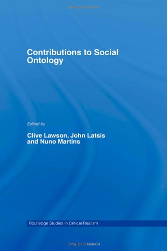Contributions to Social Ontology (Routledge Studies in Critical Realism)