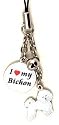 Bichon Frise Dog Cell Phone Charm