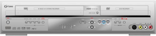Funai HDR-B2735 DVD Recorder VCR Combi with 160GB HDD