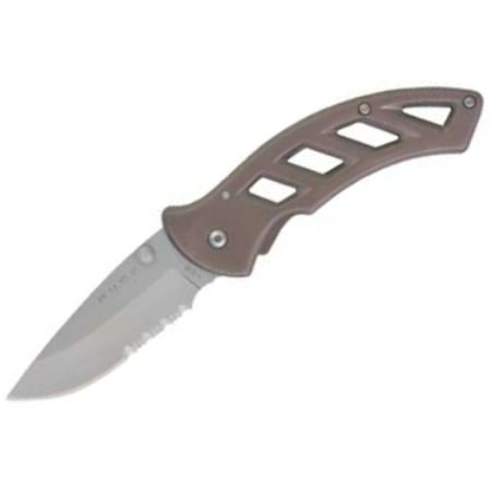 Buck 318GYX Parallex  2.8 Liner Locking Partially Serrated Folding Knife (Gun Metal Grey)
